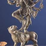 Indonesian Bronze Goddess Kali Sculpture | 22" Vintage Art | 5.54kg Sacred Masterpiece | Divine Power Statue | Jaipurio